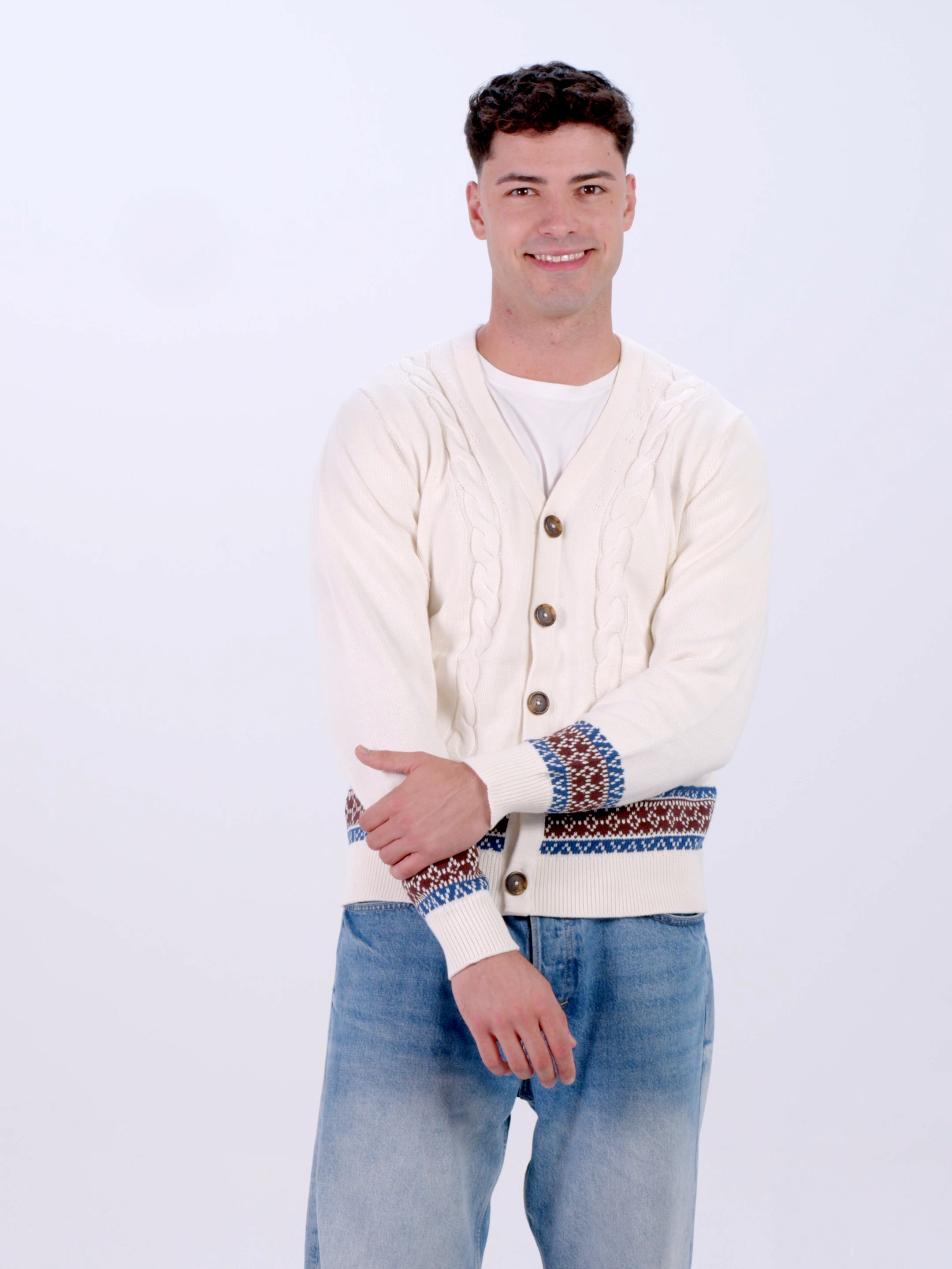 Cardigan Hombre Renne de Algodón Orgánico 100%