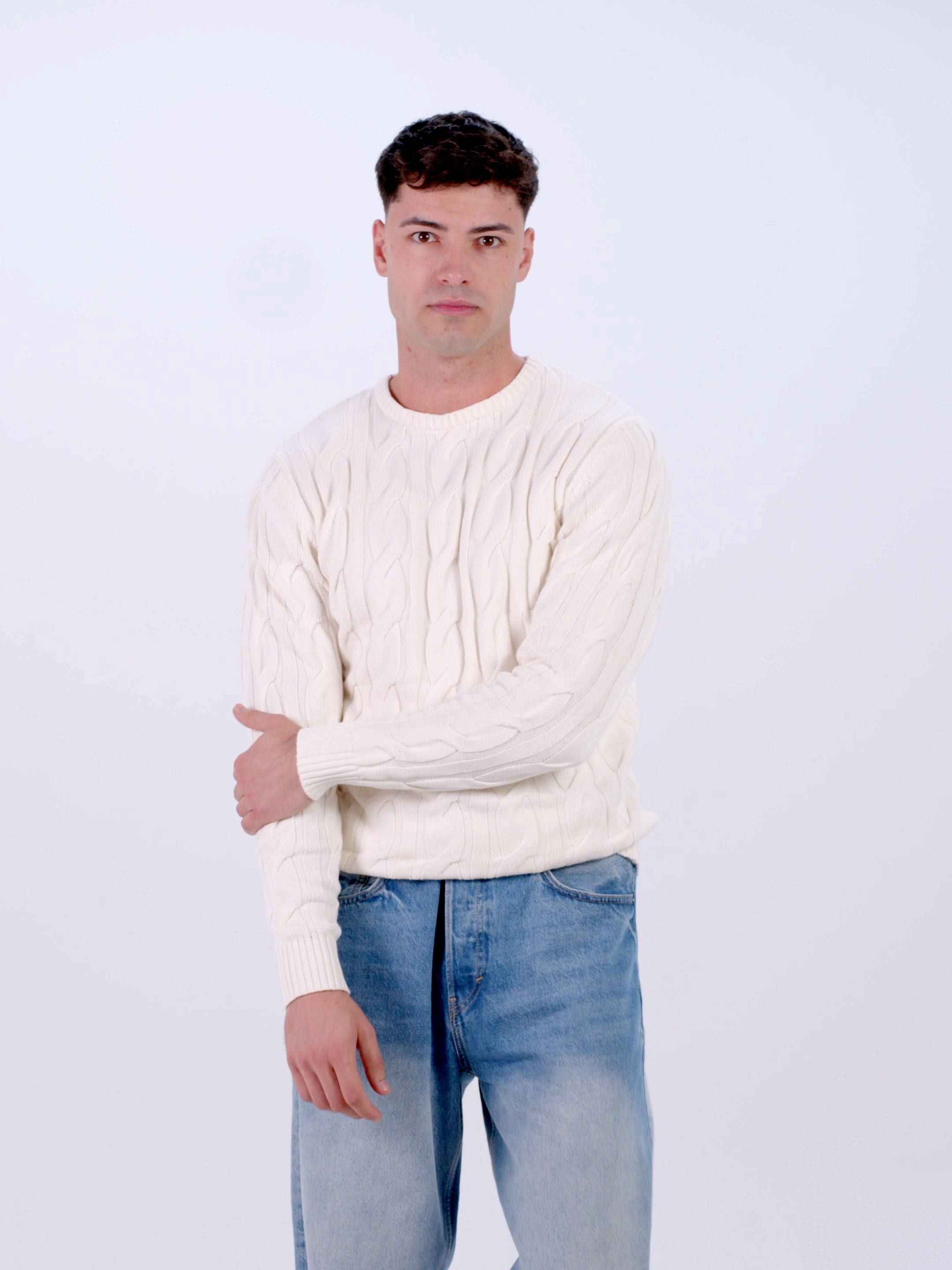 Jersey Hombre Snowfall de Algodón Orgánico 100%