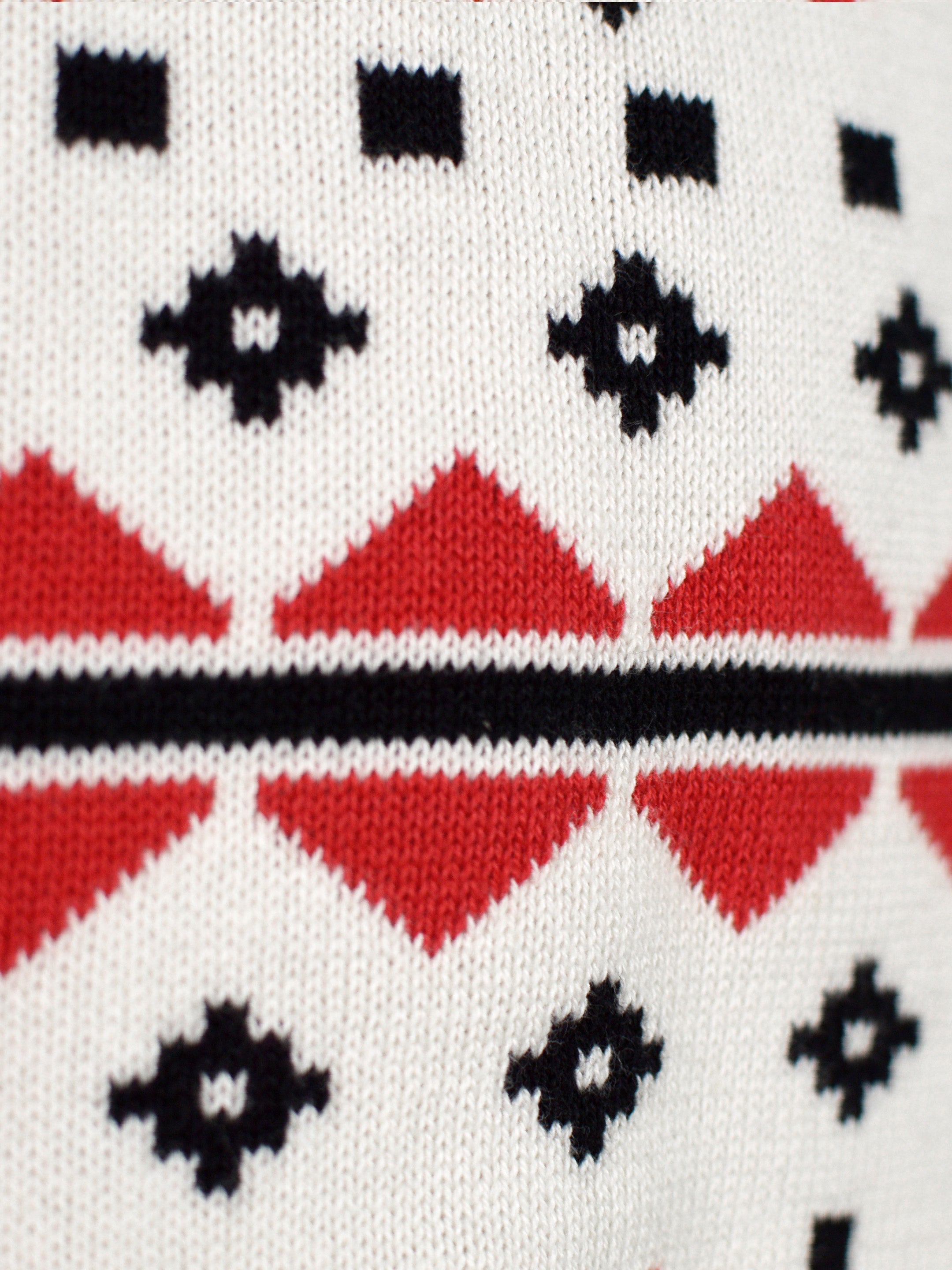 Jersey Mujer Après-ski de Algodón Orgánico 100% Detalle Cenefa